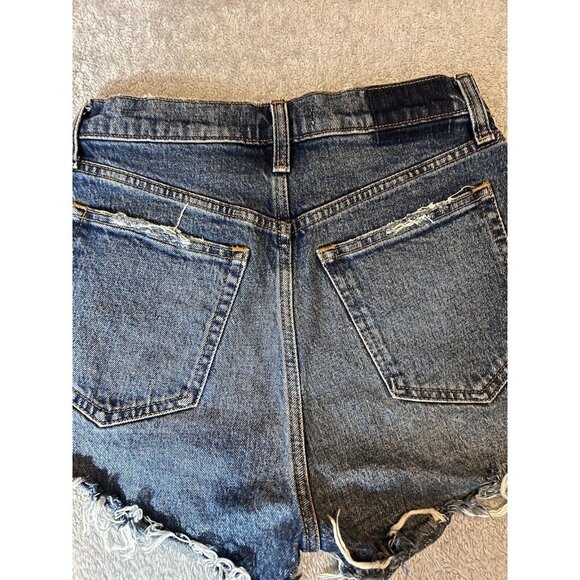 ABERCROMBIE & FITCH Women Curve Love The High Rise Mom Shorts Size 25 / 0 - Picture 6 of 9